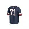 #71 Liberty Flames GameDay Greats Unisex Lightweight Football Fashion Jersey - Navy - Detail View