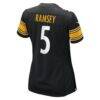 Jalen Ramsey Pittsburgh Steelers Nike Women's Team Game Jersey - Black - Detail View