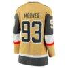 Mitch Marner Vegas Golden Knights Fashion7 Women's Home Breakaway Jersey - Gold - Detail View