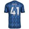 Declan Rice Arsenal adidas 2025/26 Away Authentic Player Jersey - Blue - Detail View