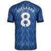Martin Ødegaard Arsenal adidas 2025/26 Away Authentic Player Jersey - Blue - Detail View