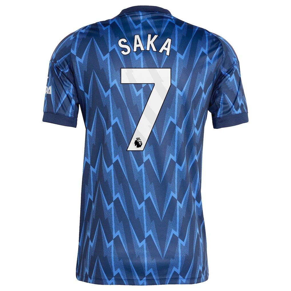 Bukayo Saka Arsenal adidas 2025/26 Away Replica Player Jersey