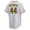Joe Musgrove San Diego Padres Nike Home Replica Jersey - White - Detail View