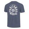 Arizona Wildcats Youth Comfort Colors Mascot Overlay T-Shirt - Navy - Detail View