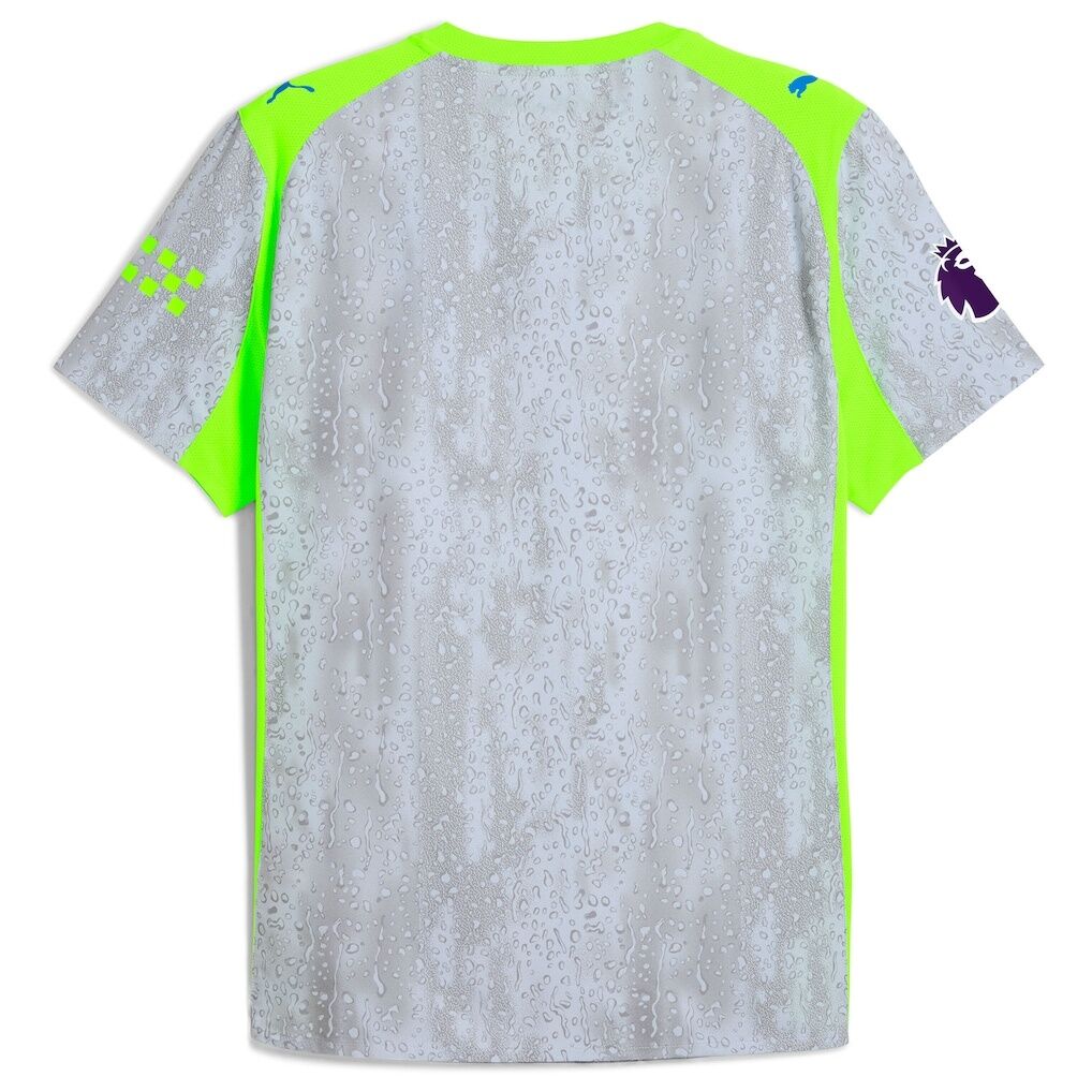 Manchester City Puma 2025/26 Third Authentic Jersey – Green/Neon Green