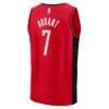 Kevin Durant Houston Rockets Fashion7 Youth Fast Break Replica Player Jersey - Red - Detail View