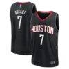 Kevin Durant Houston Rockets Fashion7 Fast Break Replica Player Jersey - Black - Front View