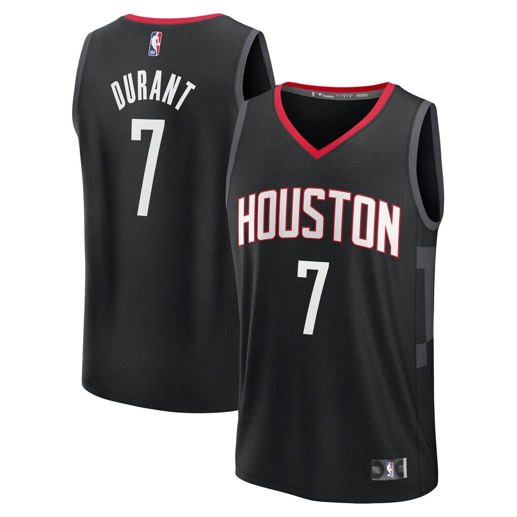 Kevin Durant Houston Rockets Fashion7 Fast Break Replica Player Jersey - Statement Edition