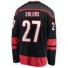 Nikolaj Ehlers Carolina Hurricanes Fashion7 Home Breakaway Jersey - Black - Detail View