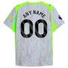 Manchester City Puma 2025/26 Third Authentic Custom Jersey - Green - Detail View