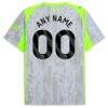 Manchester City Puma 2025/26 Third Replica Custom Jersey - Green - Detail View
