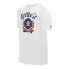 Detroit Tigers New Era Fleur Domestic T-Shirt - White - Side View