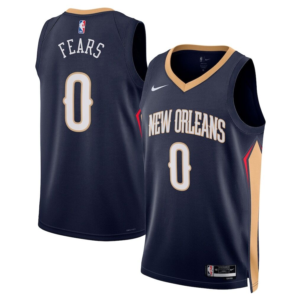 Jeremiah Fears New Orleans Pelicans Nike Unisex Swingman Player Jersey - Icon Edition