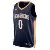 Jeremiah Fears New Orleans Pelicans Nike Unisex Swingman Player Jersey - Navy - Side View