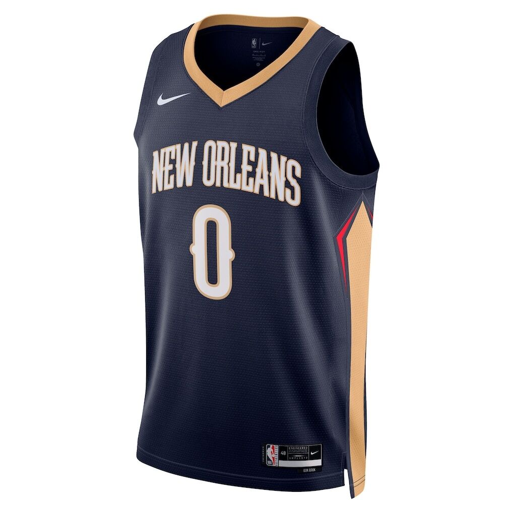 Jeremiah Fears New Orleans Pelicans Nike Unisex Swingman Player Jersey - Icon Edition
