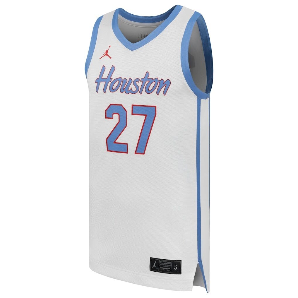 #27  Houston Cougars Jordan Brand Replica Basketball Jersey