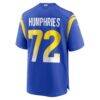 D.J. Humphries Los Angeles Rams Nike Team Game Jersey - - Detail View