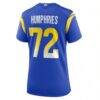 D.J. Humphries Los Angeles Rams Nike Women's Team Game Jersey - - Detail View