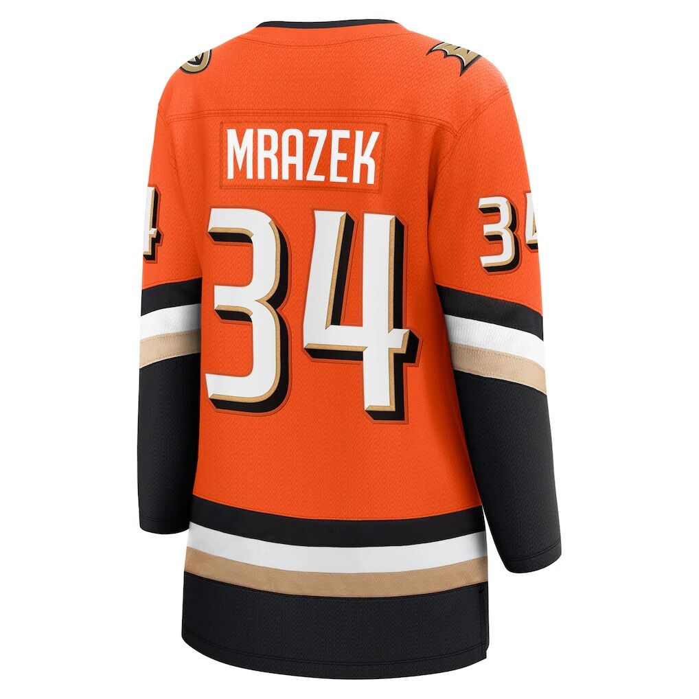 Petr Mrazek Anaheim Ducks Fashion7 Women's Home Breakaway Jersey
