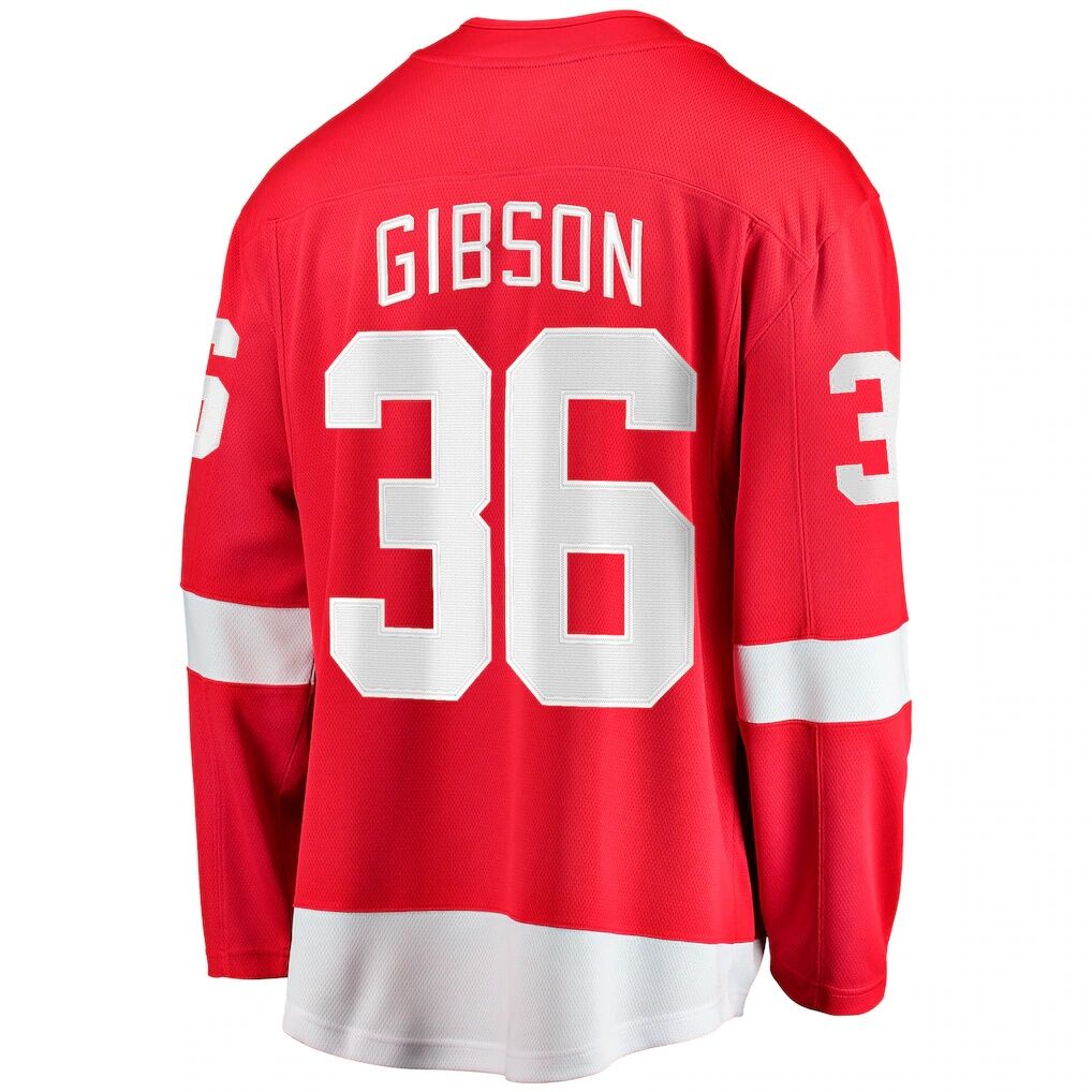 John Gibson Detroit Red Wings Fashion7 Home Breakaway Jersey