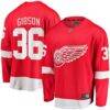 John Gibson Detroit Red Wings Fashion7 Home Breakaway Jersey - Red - Front View