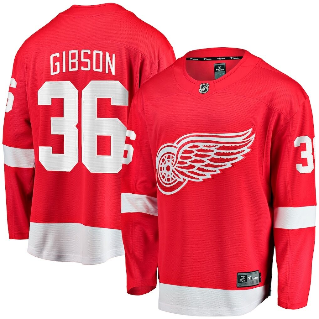 John Gibson Detroit Red Wings Fashion7 Home Breakaway Jersey