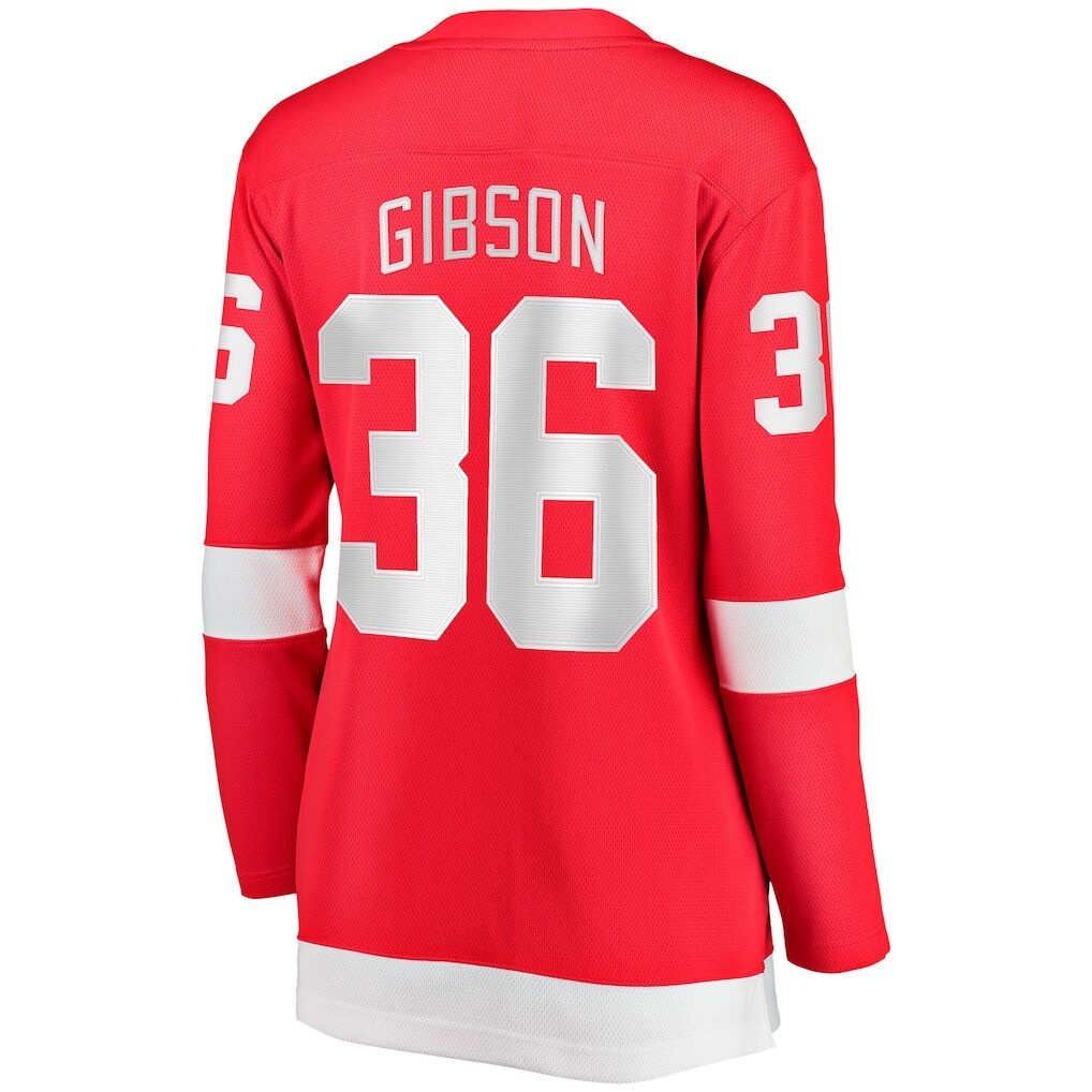 John Gibson Detroit Red Wings Fashion7 Women's Home Breakaway Jersey