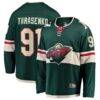 Vladimir Tarasenko Minnesota Wild Fashion7 Home Breakaway Jersey - Green - Front View