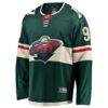Vladimir Tarasenko Minnesota Wild Fashion7 Home Breakaway Jersey - Green - Side View