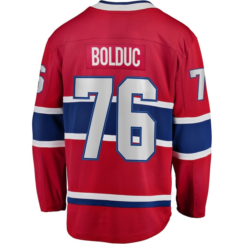Zack Bolduc Montreal Canadiens Fashion7 Home Breakaway Jersey