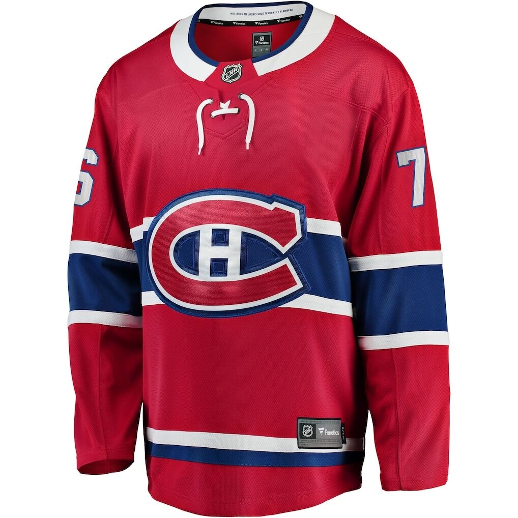 Zack Bolduc Montreal Canadiens Fashion7 Home Breakaway Jersey