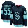 Ryan Lindgren Seattle Kraken Fashion7 Home Breakaway Jersey - - Front View