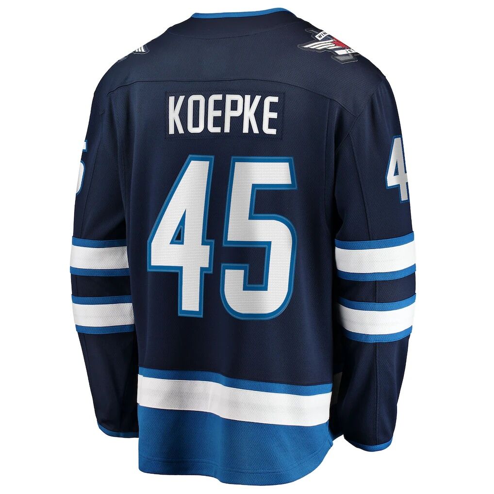 Cole Koepke Winnipeg Jets Fashion7 Home Breakaway Jersey