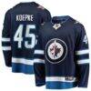 Cole Koepke Winnipeg Jets Fashion7 Home Breakaway Jersey - Navy - Front View