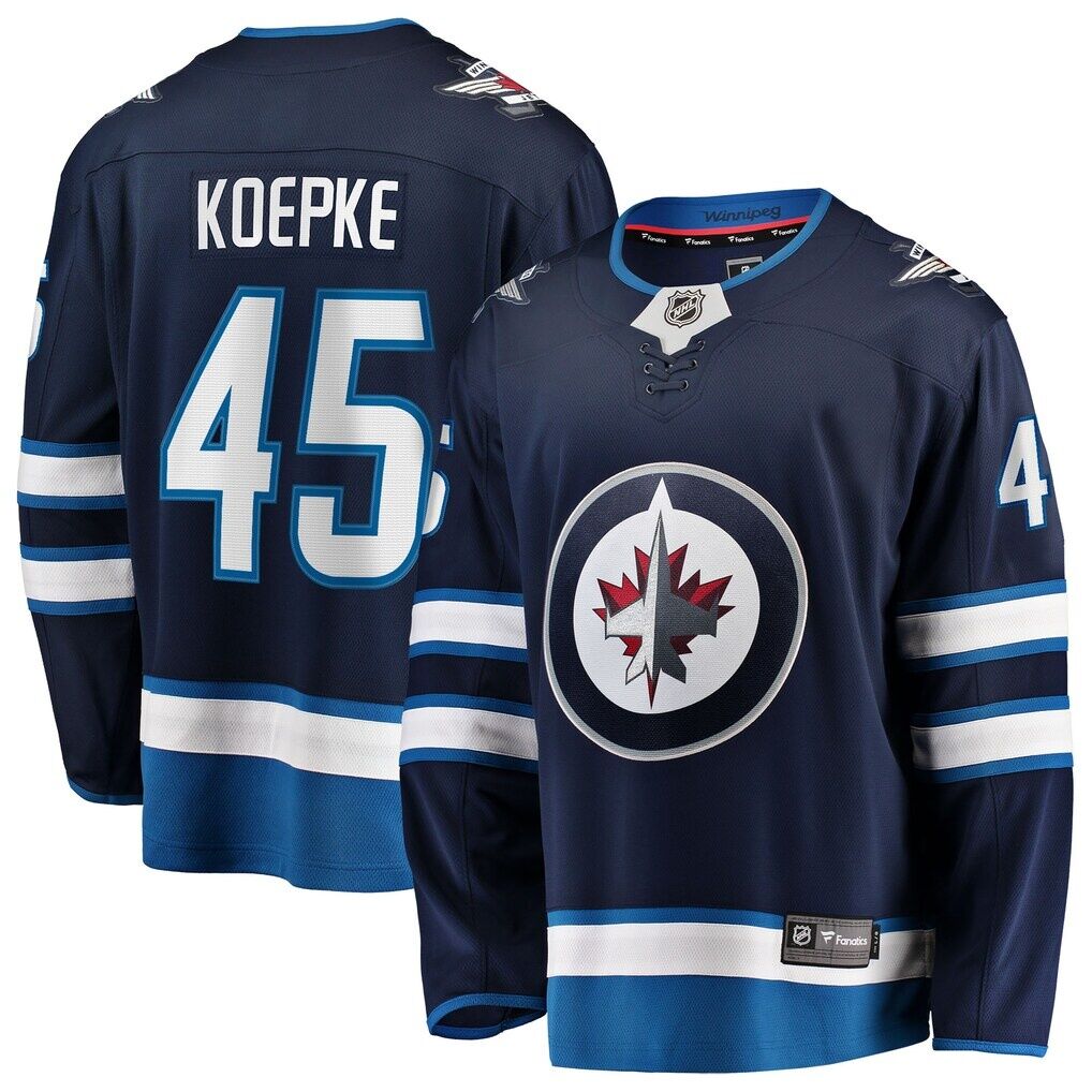 Cole Koepke Winnipeg Jets Fashion7 Home Breakaway Jersey