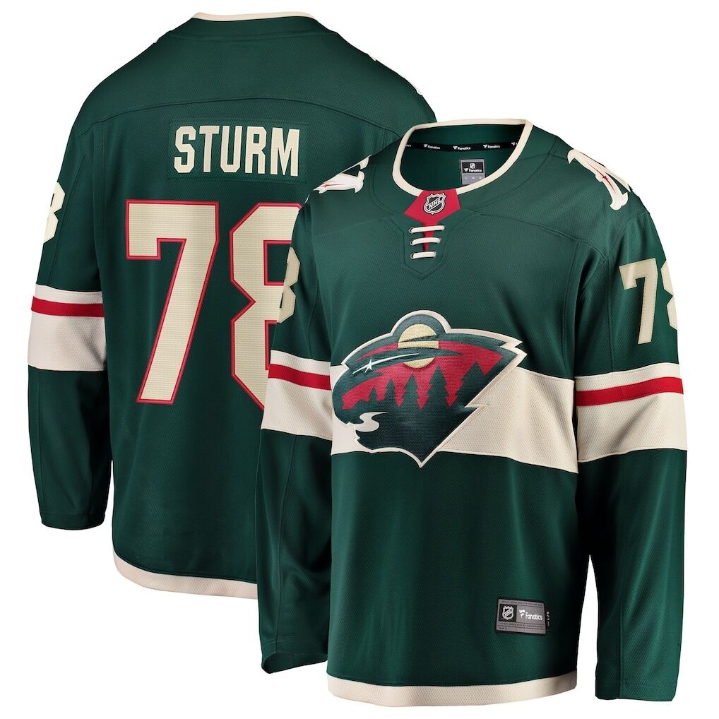 Nico Sturm Minnesota Wild Fashion7 Home Breakaway Jersey