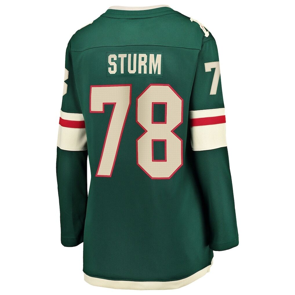 Nico Sturm Minnesota Wild Fashion7 Women's Home Breakaway Jersey