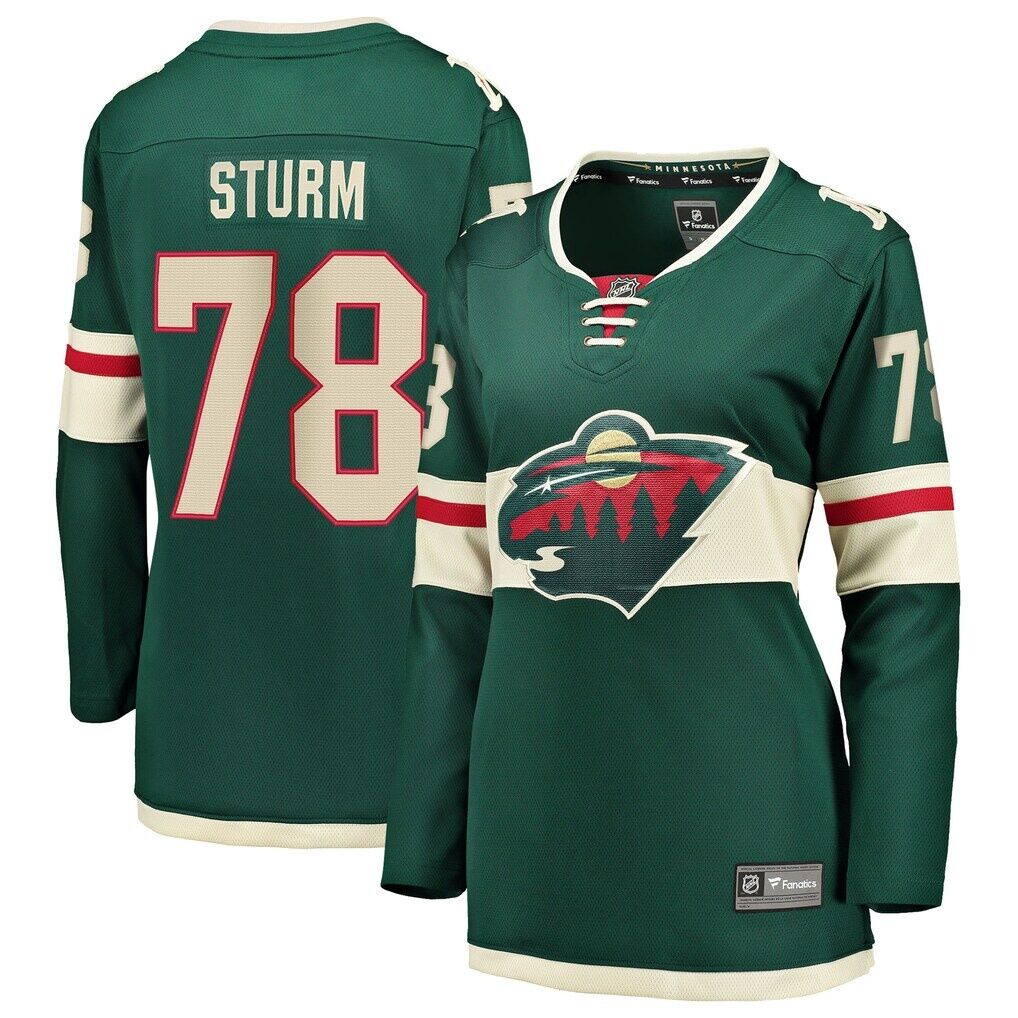 Nico Sturm Minnesota Wild Fashion7 Women's Home Breakaway Jersey