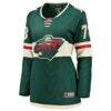 Nico Sturm Minnesota Wild Fashion7 Women's Home Breakaway Jersey - Green - Side View