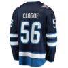 Kale Clague Winnipeg Jets Fashion7 Home Breakaway Jersey - Navy - Detail View