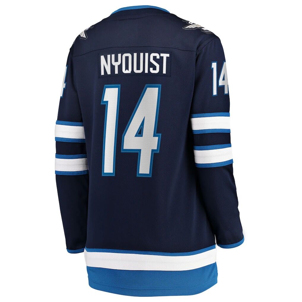 Gustav Nyquist Winnipeg Jets Fashion7 Women's Home Breakaway Jersey