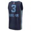 Kentavious Caldwell-Pope Memphis Grizzlies Fashion7 Fast Break Replica Player Jersey - Navy - Detail View