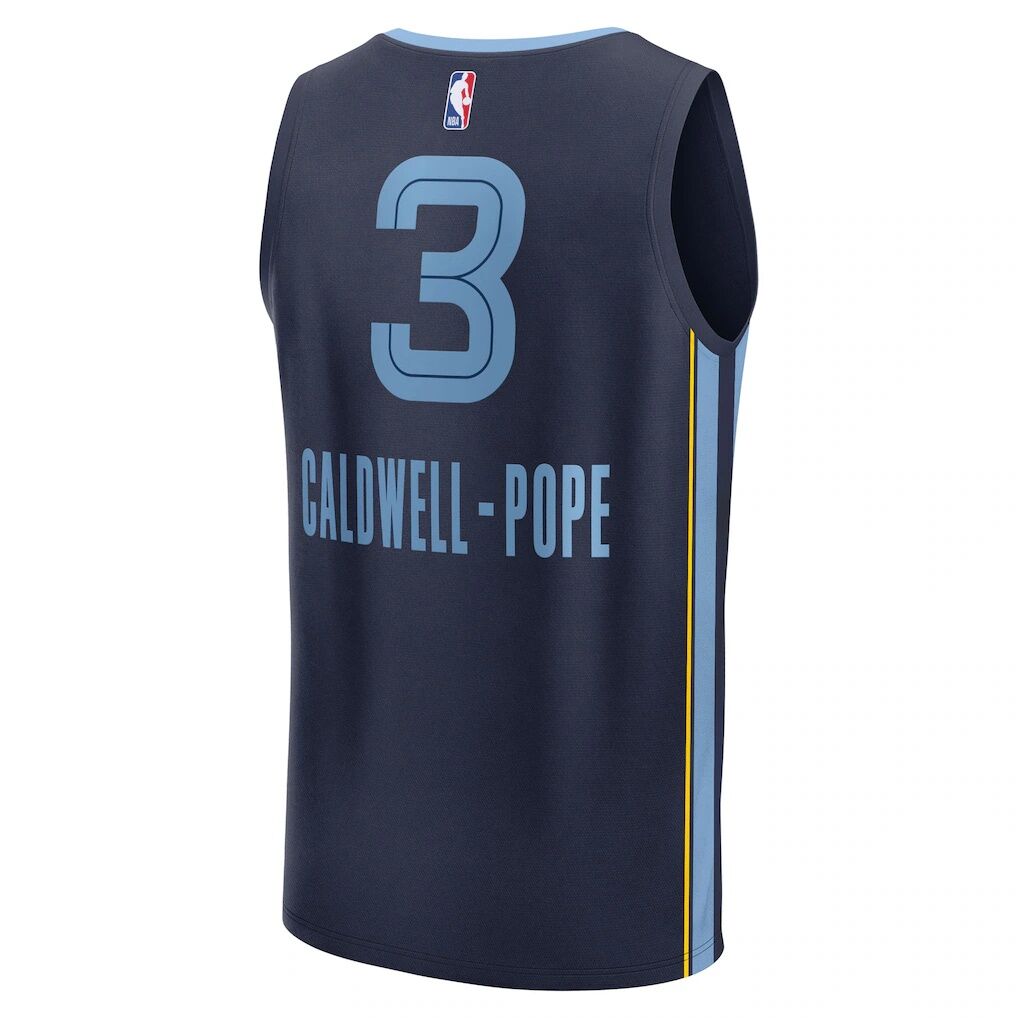 Kentavious Caldwell-Pope Memphis Grizzlies Fashion7 Fast Break Replica Player Jersey - Icon Edition