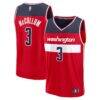 CJ McCollum Washington Wizards Fashion7 Fast Break Replica Player Jersey - Red - Front View