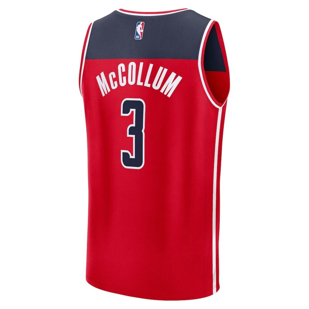 CJ McCollum Washington Wizards Fashion7 Youth Fast Break Replica Player Jersey - Icon Edition