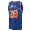 Guerschon Yabusele New York Knicks Fashion7 Youth Fast Break Replica Player Jersey - Blue - Side View