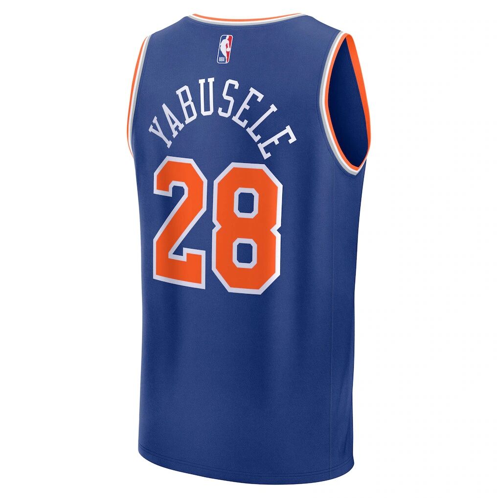 Guerschon Yabusele New York Knicks Fashion7 Youth Fast Break Replica Player Jersey – Icon Edition