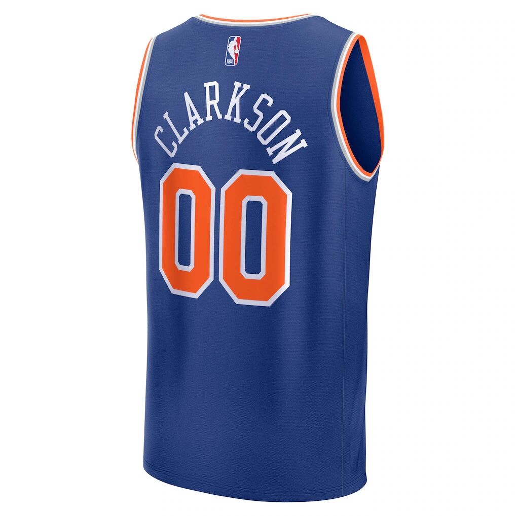 Jordan Clarkson New York Knicks Fashion7 Youth Fast Break Replica Player Jersey - Icon Edition