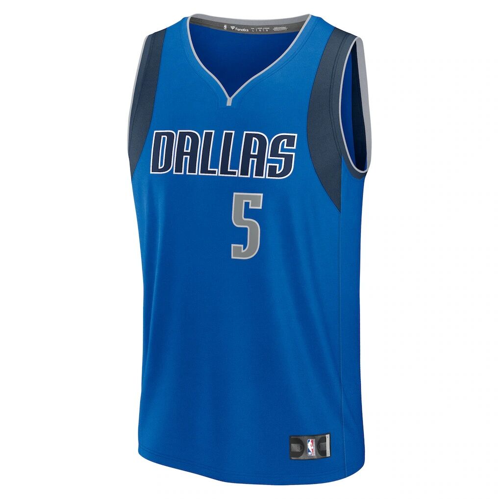 D'Angelo Russell Dallas Mavericks Fashion7 Fast Break Replica Player Jersey - Icon Edition