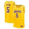 Deandre Ayton Los Angeles Lakers Fashion7 Youth Fast Break Replica Player Jersey - Gold - Front View